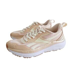 Reebok Women's Nano X4 Cream Beige Lace-Up Training  Sneakers Woman's Size 7
